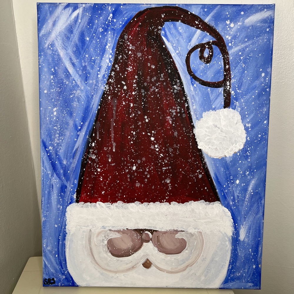 Brand New-Original Santa Claus Painting
